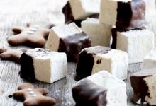 Wie viele Kalorien haben weiße Marshmallows und Schokoladen-Marshmallows, Kaloriengehalt pro Stück Kaloriengehalt in weißen Marshmallows und Schokoladen-Marshmallows: Vergleich