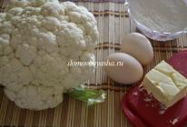 Karfiol tésztában - lépésről lépésre receptek serpenyőben és sütőben főzéshez