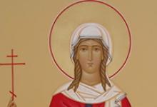 Ulyana mártír ikonja.  Juliana.  Juliana csodálatos ikonja segít megszabadulni a mentális betegségektől